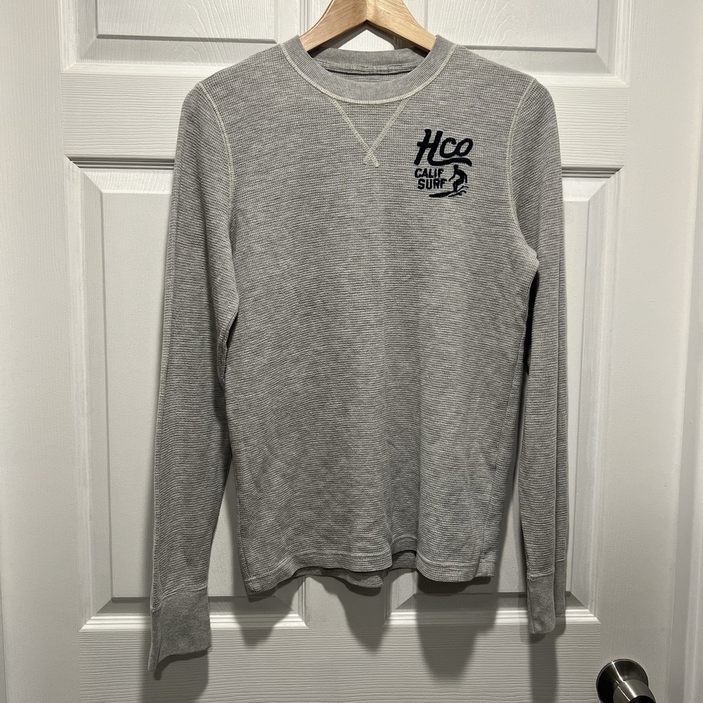 hollister‎ long sleeve shirt Small Grey